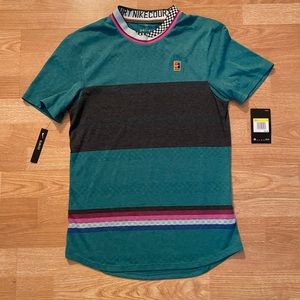 Nike Court mens athletic dri-fit shirt